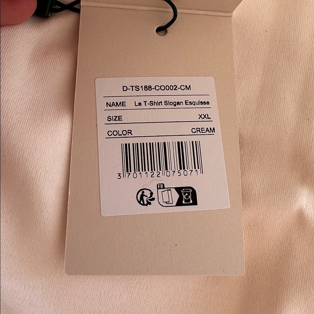 Drole de Monsieur Ivory Crewneck T-Shirt - Picture 6 of 6